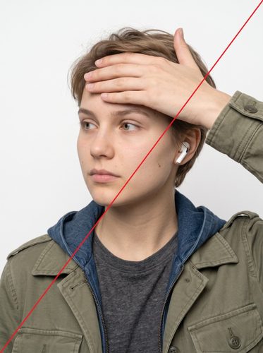 Falsch: Pose/AirPods